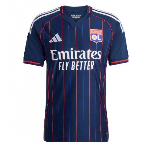 Billige Fotballdrakt Olympique Lyonnais Replika Bortedrakt 2025-26 Kortermet Billige Fotballdrakt Olympique Lyonnais Replika Bortedrakt 2025-26 Kortermet